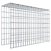Gabiona Gabione Typ 4 (Zum Anbau in Länge & Höhe, 100 x 30 x 70 cm, Stahl, Maschenbreite: 50 mm, Maschenhöhe: 100 mm, C-Ring) | BAUHAUS