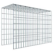 Gabiona Gabione Typ 4 (Zum Anbau in Länge & Höhe, 100 x 40 x 70 cm, Stahl, Maschenbreite: 50 mm, Maschenhöhe: 100 mm, C-Ring) | BAUHAUS