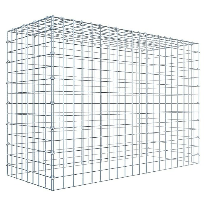 Gabiona Gabione Typ 3 (Zum Anbau in der Höhe, 100 x 40 x 70 cm, Stahl, Maschenbreite: 50 mm, Maschenhöhe: 50 mm, C-Ring) | BAUHAUS