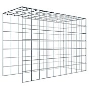 Gabiona Gabione Typ 4 (Zum Anbau in Länge & Höhe, 100 x 40 x 70 cm, Stahl, Maschenbreite: 100 mm, Maschenhöhe: 100 mm, C-Ring) | BAUHAUS