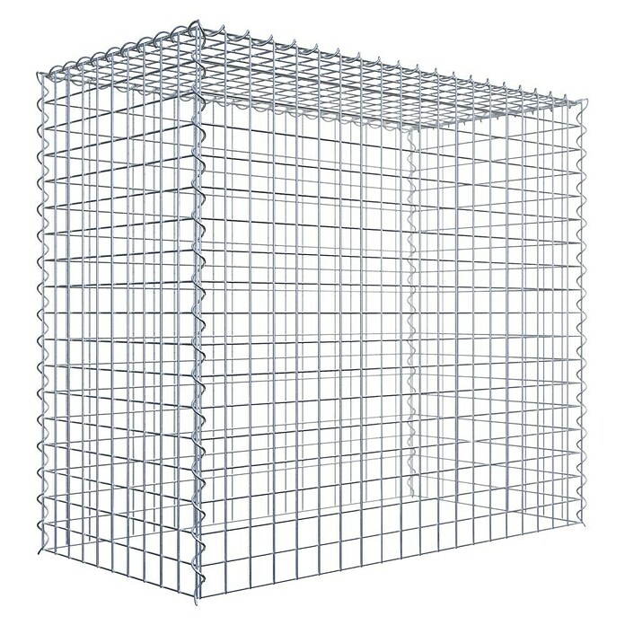 Gabiona Gabione Typ 3 (Zum Anbau in der Höhe, 100 x 50 x 90 cm, Stahl, Maschenbreite: 50 mm, Maschenhöhe: 50 mm, Spirale) | BAUHAUS