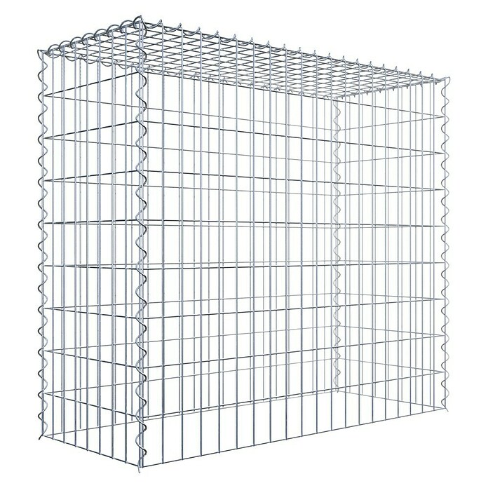 Gabiona Gabione Typ 3 (Zum Anbau in der Höhe, 100 x 40 x 90 cm, Stahl, Maschenbreite: 50 mm, Maschenhöhe: 100 mm, Spirale) | BAUHAUS