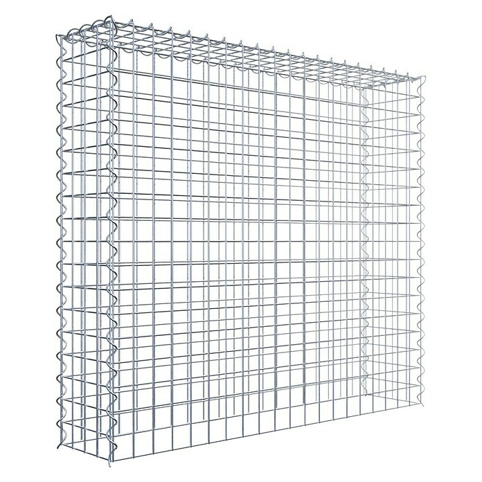 Gabiona Gabione Typ 3 (Zum Anbau in der Höhe, 100 x 20 x 90 cm, Stahl, Maschenbreite: 50 mm, Maschenhöhe: 50 mm, Spirale) | BAUHAUS