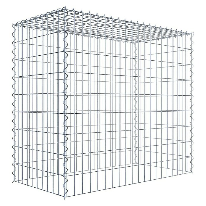 Gabiona Gabione Typ 3 (Zum Anbau in der Höhe, 100 x 50 x 90 cm, Stahl, Maschenbreite: 50 mm, Maschenhöhe: 100 mm, Spirale) | BAUHAUS