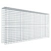 Gabiona Gabione Typ 4 (Zum Anbau in Länge & Höhe, 200 x 20 x 100 cm, Stahl, Maschenbreite: 50 mm, Maschenhöhe: 50 mm, Spirale) | BAUHAUS