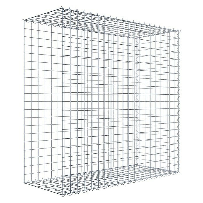 Gabiona Gabione Typ 2 (Zum Anbau in der Länge, 100 x 40 x 100 cm, Stahl, Maschenbreite: 50 mm, Maschenhöhe: 50 mm, Spirale) | BAUHAUS