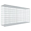 Gabiona Gabione Typ 2 (Zum Anbau in der Länge, 200 x 40 x 100 cm, Stahl, Maschenbreite: 50 mm, Maschenhöhe: 100 mm, Spirale) | BAUHAUS