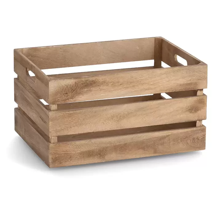 Zeller Present Holzkiste - L x B x H: 39 x 29 x 21 cm, Braun