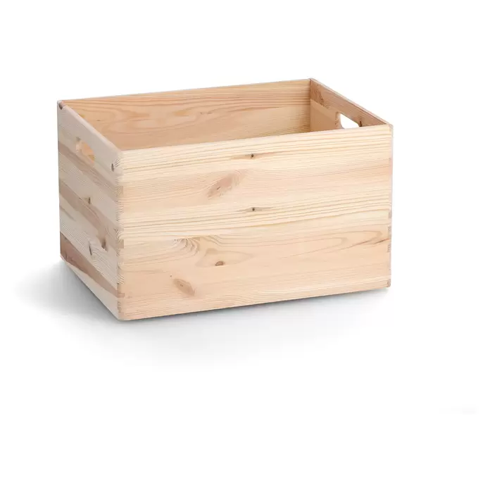 Zeller Present Aufbewahrungsbox - L, L x B x H: 40 x 30 x 24 cm, Nadelholz