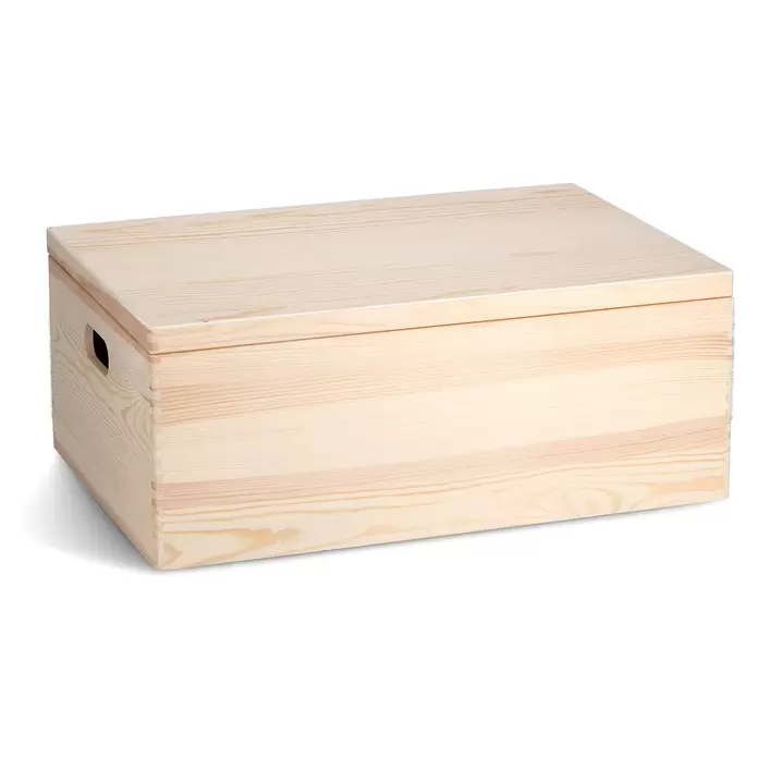 Zeller Present Holzkiste - L x B x H: 60 x 40 x 24 cm, Holz
