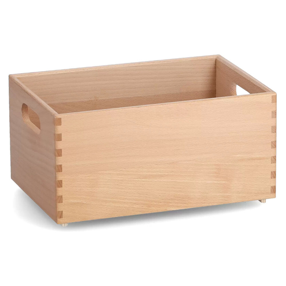 Esschert Design Pflanzkasten Auf Rollen (2er-Set) | Holz-Kasten 39x39x25 Cm | Mit 4 Kunststoffrollen | Ideal Für Terrasse & Garten
