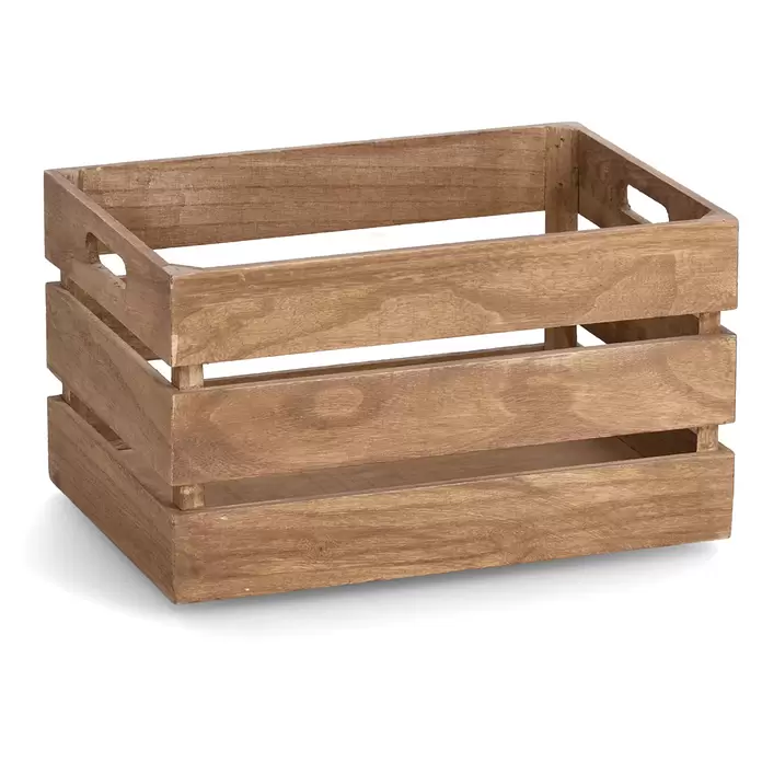 Zeller Present Holzkiste - L x B x H: 35 x 25 x 20 cm, Braun