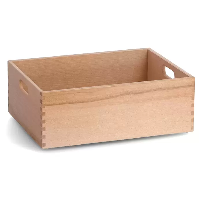 Zeller Present Aufbewahrungsbox - M, L x B x H: 40 x 30 x 15 cm, Buche