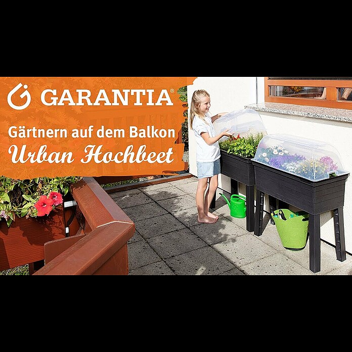 Garantia Urban Anzuchthaube75 x 37 x 22 cm, Passend für: Garantia Urban Hochbeet Product