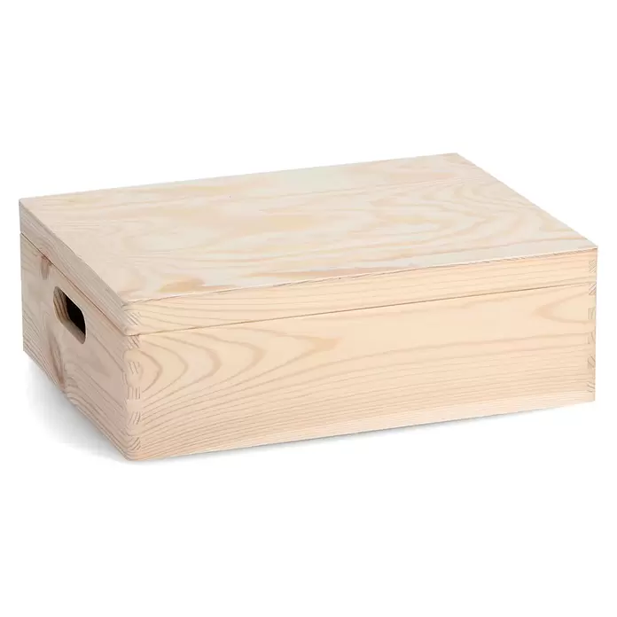 Zeller Present Holzkiste - L x B x H: 40 x 30 x 14 cm, Holz