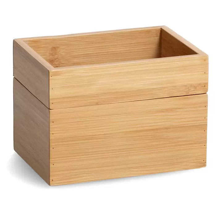 Zeller Present Holzkisten-Set - 17 x 12 cm, Bambus