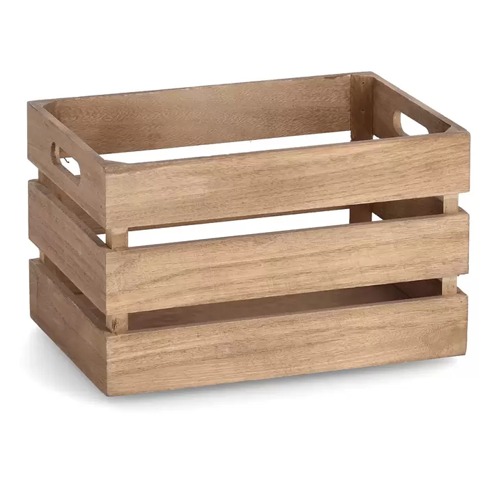 Zeller Present Holzkiste - L x B x H: 31 x 21 x 18,7 cm, Braun