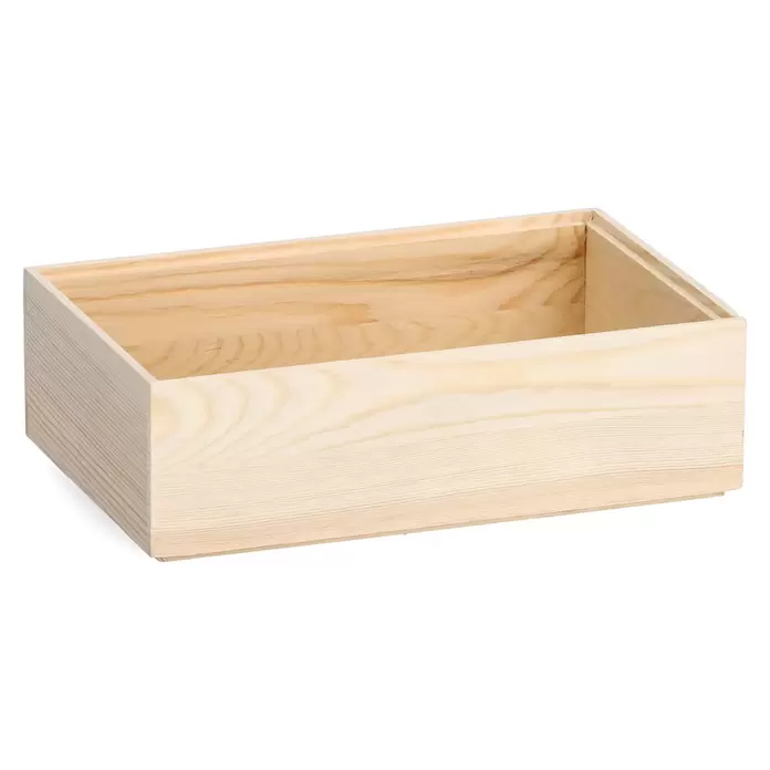 Zeller Present Aufbewahrungsbox - 23 x 15 x 7 cm, Kiefer, Braun