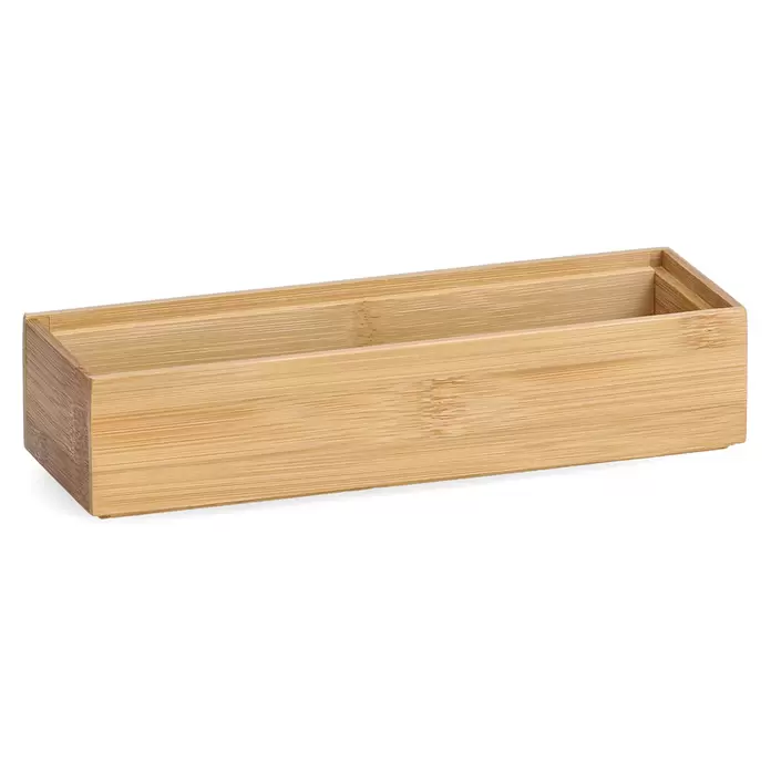 Zeller Present Aufbewahrungsbox - 23 x 7,5 x 5 cm, Bambus, Braun