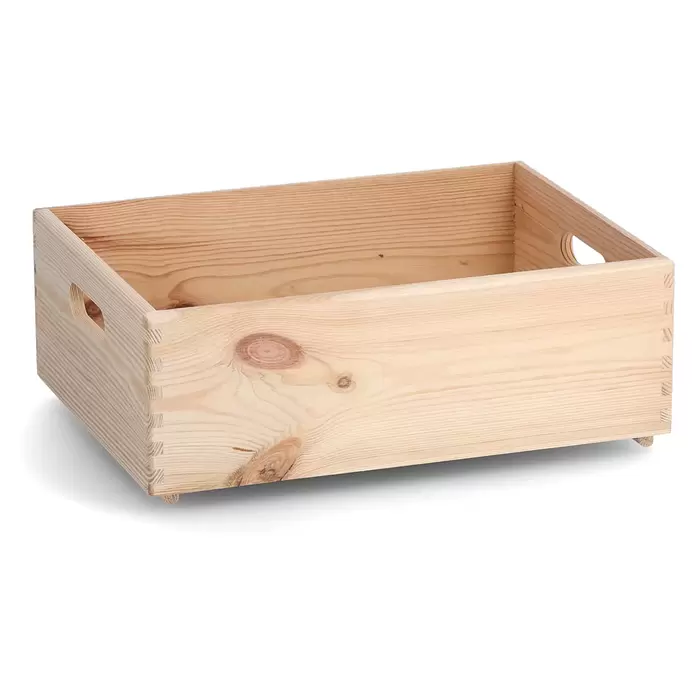 Zeller Present Aufbewahrungsbox - M, L x B x H: 40 x 30 x 15 cm, Nadelholz