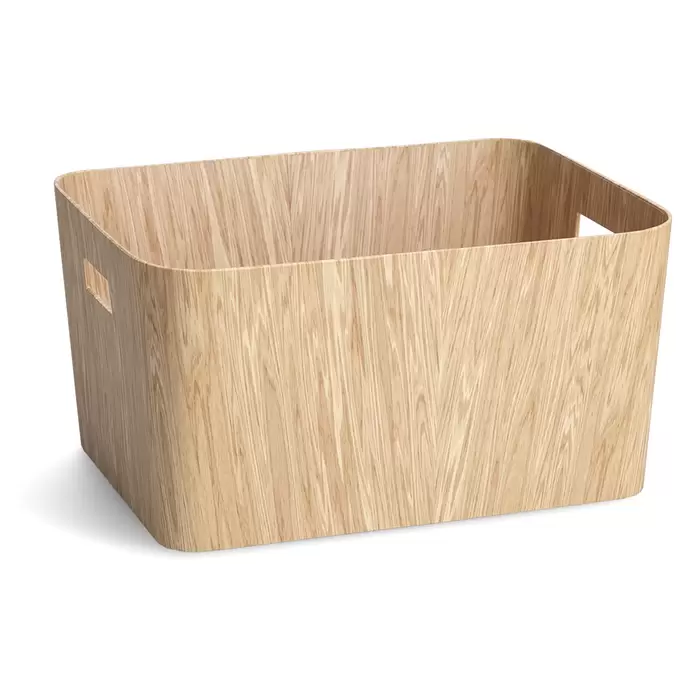 Zeller Present Aufbewahrungsbox - L x B x H: 39,5 x 30,5 x 20,3 cm, Pappe, Braun
