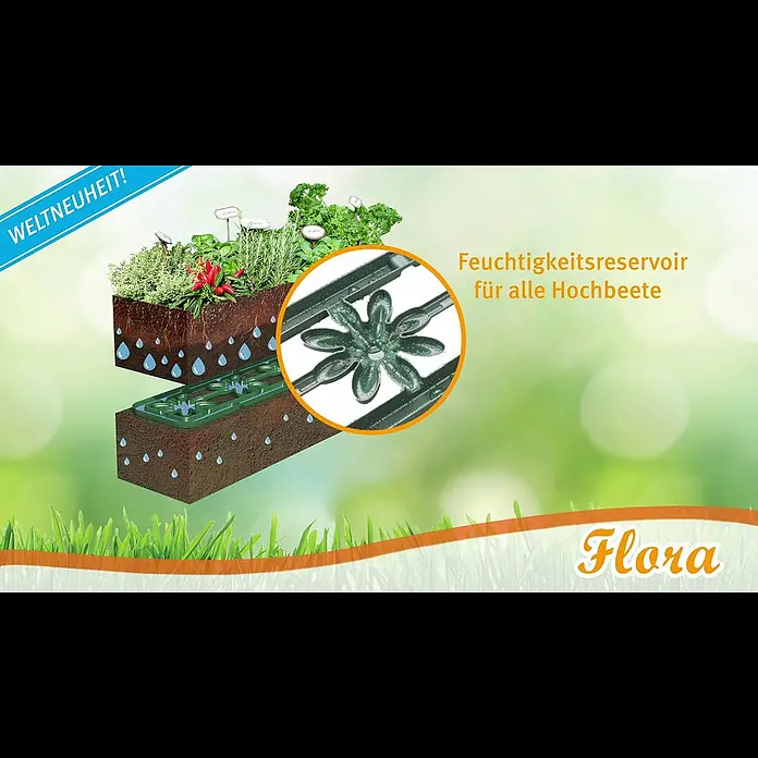 Garantia Wasserspender System Flora - Kunststoff - Flora-Wassersparsystem