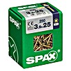 Spax Universalschraube (Ø x L: 3,5 x 25 mm, Vollgewinde, 250 Stk.)