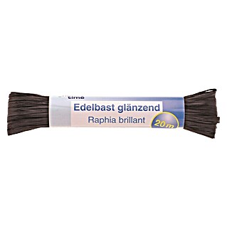 Glorex Hobby Time Edelbast (20 m, Schwarz)