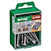 Spax Tellerkopfschraube HI.FORCE (Ø x L: 6 x 60 mm, WIROX Oberfläche, T-Star plus, 12 Stk.)