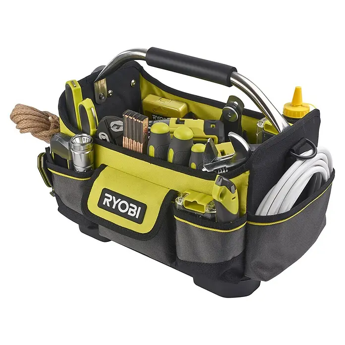 Ryobi Werkzeugtasche RSSSOT1 S - Größe: S, Polyester - Ryobi Werkzeugtasche mit Werkzeugen, ideal für jeden Heimwerker. Das perfekte Produkt für Ordnung und Transport.