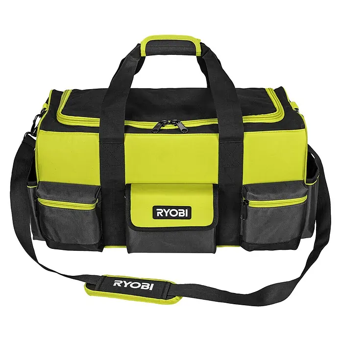 Ryobi Werkzeugtasche RSSLTB1 L - Polyester, Größe: L - Ryobi Werkzeugtasche: Strapazierfähige Tasche für Werkzeuge mit Fächern und Tragegurten. Ideal für Handwerker und Heimwerker zur Aufbewahrung.