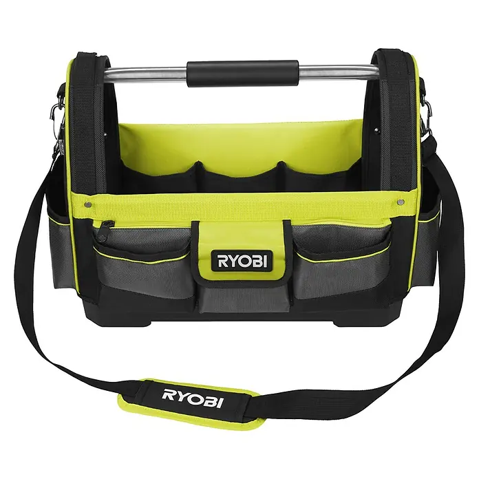 Ryobi Werkzeugtasche RSSLOT1 L - Größe: L, Polyester - Geräumige Ryobi Werkzeugtasche mit Tragegriff und Schultergurt für den einfachen Transport von Werkzeugen.