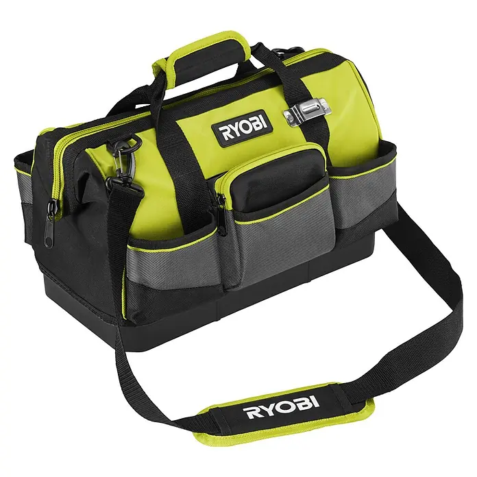 Ryobi Werkzeugtasche RSSSTB1 S - Polyester, Größe: S - Die Ryobi Werkzeugtasche bietet viel Stauraum. Sie ist robust, ideal für Handwerker und Heimwerker, um Werkzeuge ordentlich zu verstauen und zu transportieren.