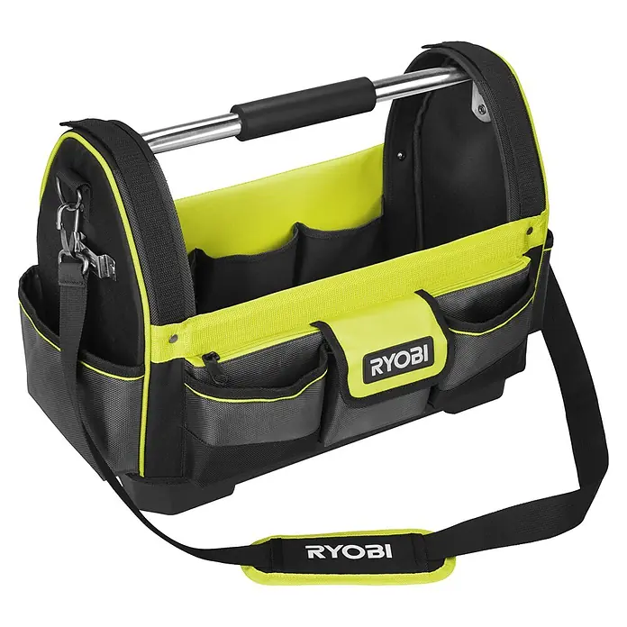 Ryobi Werkzeugtasche RSSLOT1 L - Größe: L, Polyester - Ryobi Werkzeugtasche mit mehreren Fächern und einem Tragegriff für den einfachen Transport von Werkzeugen.