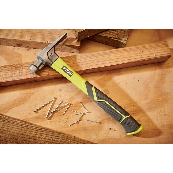 Ryobi Klauenhammer RH16FSS (Gewicht Kopf: 450 g, Stahl) | BAUHAUS