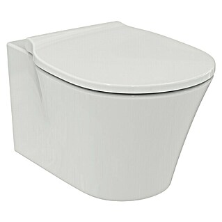 Ideal Standard Connect Air Spülrandloses Wand-WC-Set AquaBlade (Spülrandlos, Ohne Spezialglasur, Spülform: Tief, WC Abgang: Waagerecht, Weiß)