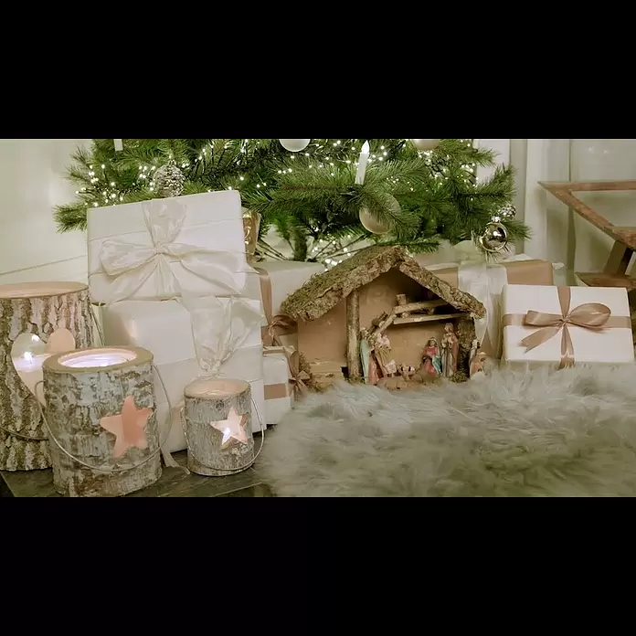 Kurt S. Adler Christbaumschmuck Lebkuchenhaus - Grün, Kunststoff, 5,99 x 5,99 x 7,87 cm - Farbwelt Natur