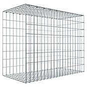 Gabiona Gabione Typ 2 (Zum Anbau in der Länge, 100 x 50 x 80 cm, Stahl, Maschenbreite: 50 mm, Maschenhöhe: 100 mm, C-Ring) | BAUHAUS