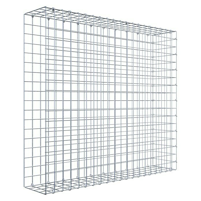 Gabiona Gabione Typ 2 (Zum Anbau in der Länge, 100 x 20 x 90 cm, Stahl, Maschenbreite: 50 mm, Maschenhöhe: 50 mm, C-Ring) | BAUHAUS