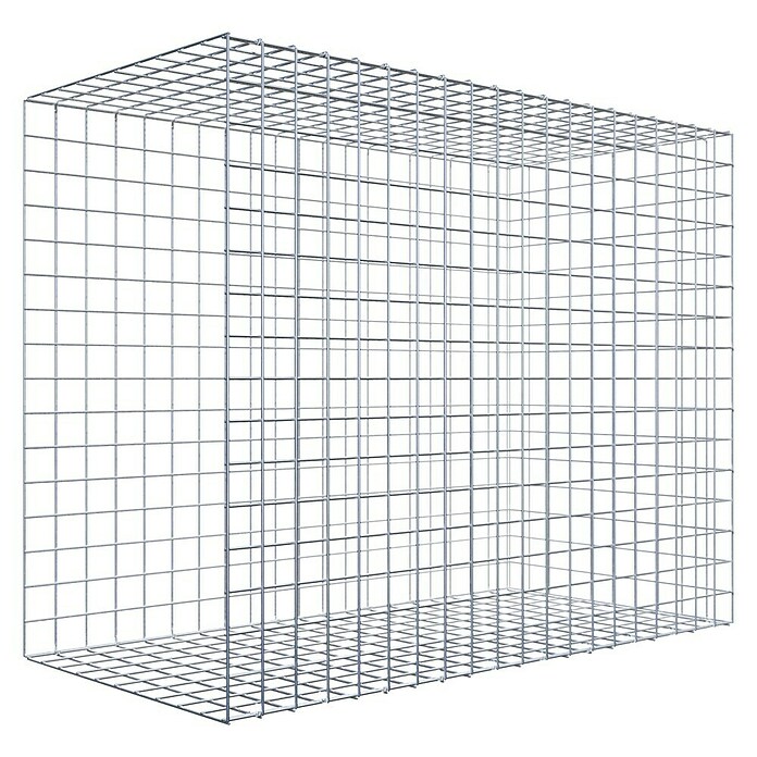 Gabiona Gabione Typ 2 (Zum Anbau in der Länge, 100 x 50 x 80 cm, Stahl, Maschenbreite: 50 mm, Maschenhöhe: 50 mm, C-Ring) | BAUHAUS
