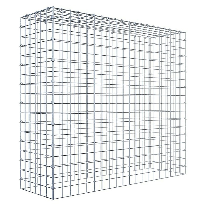 Gabiona Gabione Typ 3 (Zum Anbau in der Höhe, 100 x 30 x 90 cm, Stahl, Maschenbreite: 50 mm, Maschenhöhe: 50 mm, C-Ring) | BAUHAUS