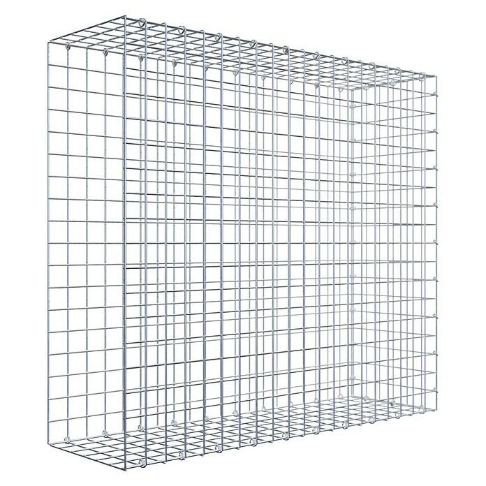 Gabiona Gabione Typ 2 (Zum Anbau in der Länge, 100 x 30 x 90 cm, Stahl, Maschenbreite: 50 mm, Maschenhöhe: 50 mm, C-Ring) | BAUHAUS