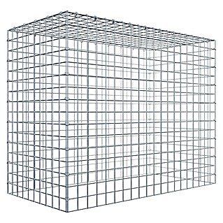 Gabiona Gabione Typ 3 (Zum Anbau in der Höhe, 100 x 50 x 80 cm, Stahl, Maschenbreite: 50 mm, Maschenhöhe: 50 mm, C-Ring)