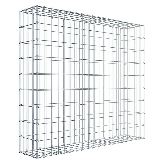 Gabiona Gabione (100 x 20 x 90 cm, Stahl, Maschenbreite: 50 mm, Maschenhöhe: 100 mm) | BAUHAUS