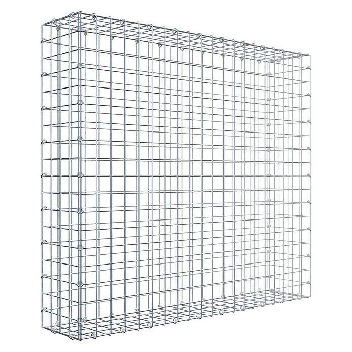 Gabiona Gabione (100 x 20 x 90 cm, Stahl, Maschenbreite: 50 mm, Maschenhöhe: 50 mm) | BAUHAUS