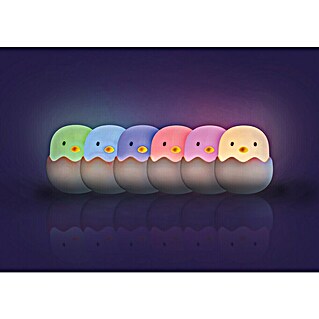 MegaLight Led-nachtlicht Eggy Egg (l x b x h: 10 x 10 x 12 cm, RGBW, Eggy Egg)