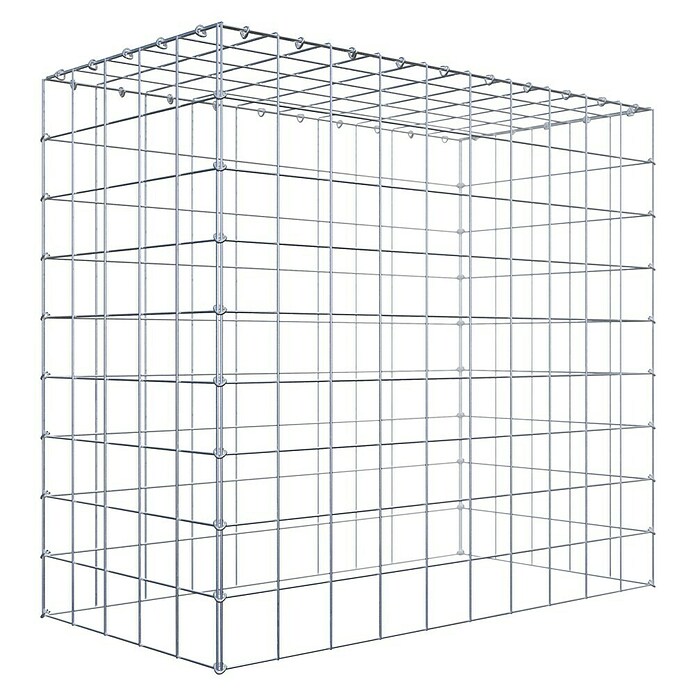 Gabiona Gabione Typ 3 (Zum Anbau in der Höhe, 100 x 50 x 90 cm, Stahl, Maschenbreite: 100 mm, Maschenhöhe: 100 mm, C-Ring) | BAUHAUS