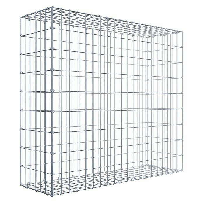 Gabiona Gabione (100 x 30 x 90 cm, Stahl, Maschenbreite: 50 mm, Maschenhöhe: 100 mm) | BAUHAUS
