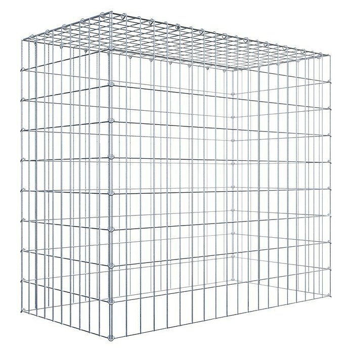Gabiona Gabione Typ 3 (Zum Anbau in der Höhe, 100 x 50 x 90 cm, Stahl, Maschenbreite: 50 mm, Maschenhöhe: 100 mm, C-Ring) | BAUHAUS