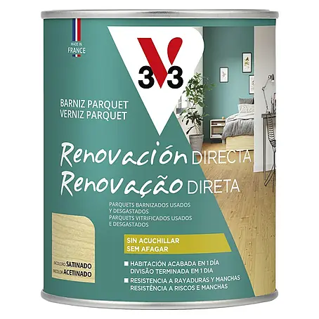 V33  Barniz para parquet Renovador